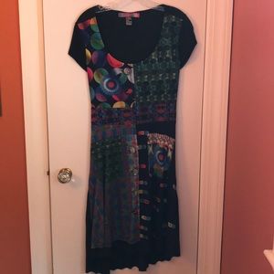 Fun, printed Desigual dress.